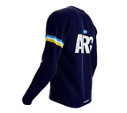 MTB BMX Cycling Jersey Long Sleeve Code Argentina Blue for Men and Women