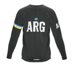 MTB BMX Cycling Jersey Long Sleeve Code Argentina Gray for Men and Women
