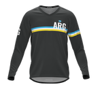 MTB BMX Cycling Jersey Long Sleeve Code Argentina Gray for Men and Women