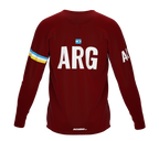 MTB BMX Cycling Jersey Long Sleeve Code Argentina Vine for Men and Women
