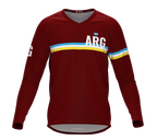 MTB BMX Cycling Jersey Long Sleeve Code Argentina Vine for Men and Women