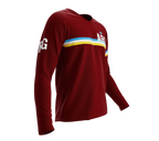 MTB BMX Cycling Jersey Long Sleeve Code Argentina Vine for Men and Women