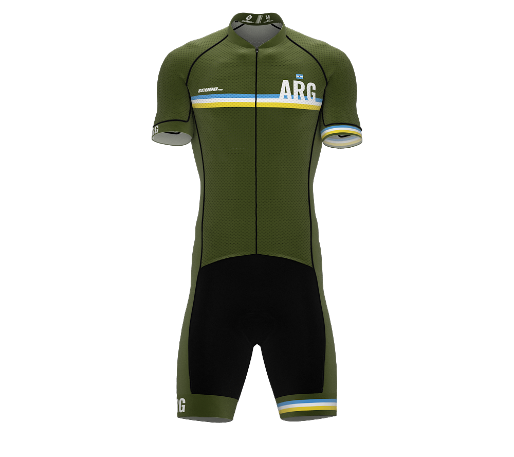 Argentina Green Code Cycling Speedsuit for Men