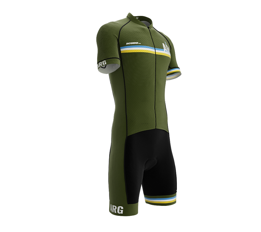 Argentina Green Code Cycling Speedsuit for Men