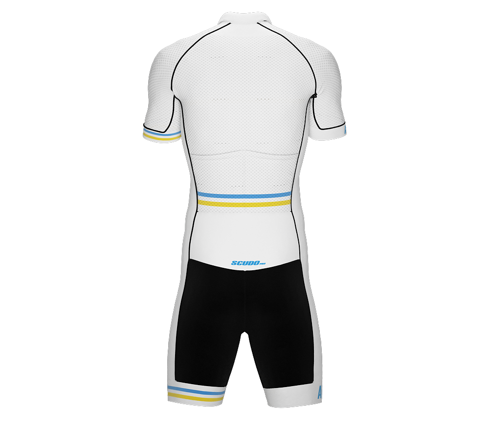 Argentina White Code Cycling Speedsuit for Men