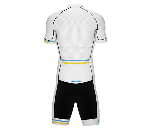 Argentina White Code Cycling Speedsuit for Men