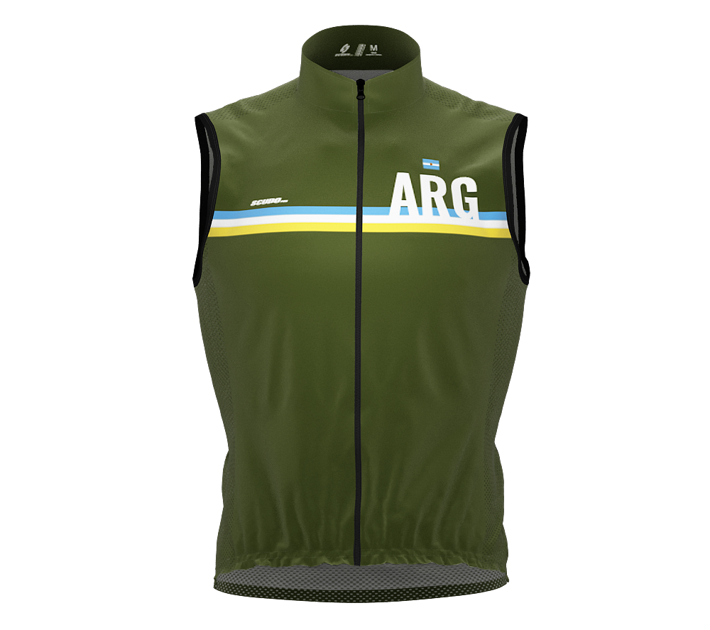 Wind Breaker Cycling Running Sports Vest Argentina Country Code for Men And Women