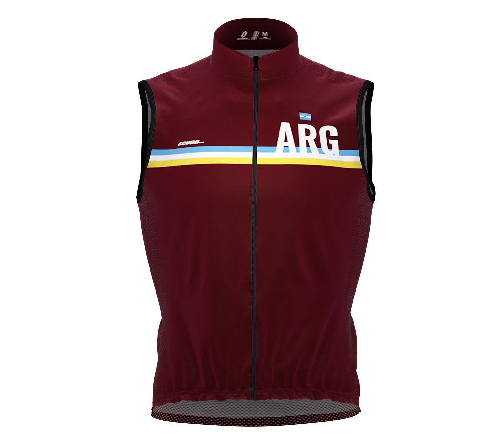Wind Breaker Cycling Running Sports Vest Argentina Country Code for Men And Women