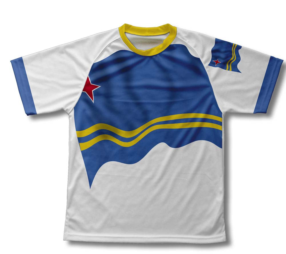 Aruba Flag Technical T-Shirt for Men and Women