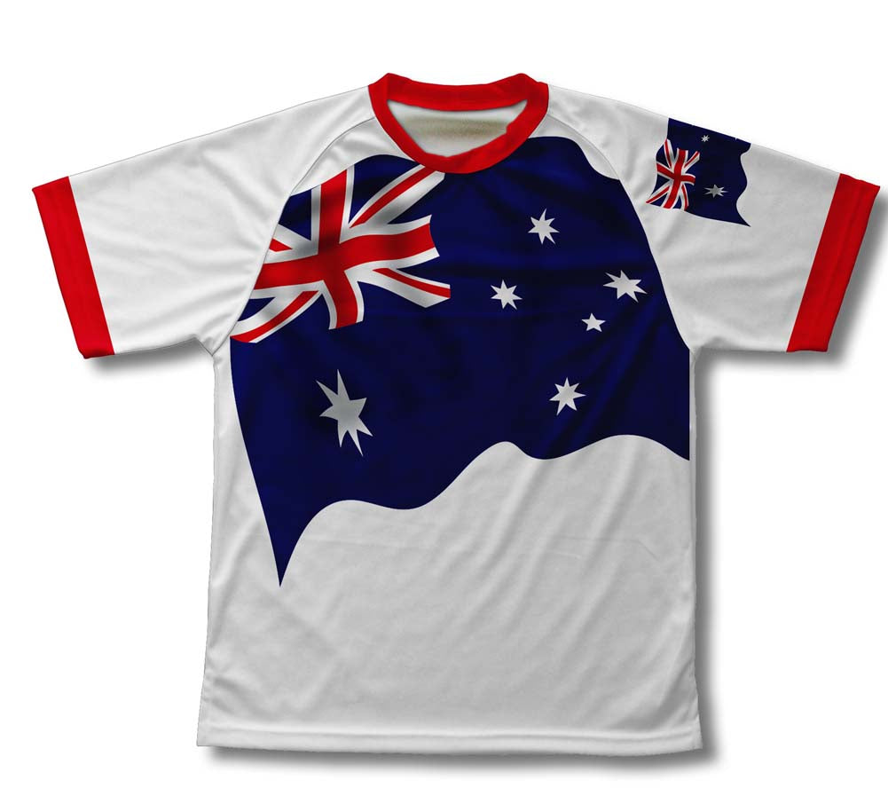 Australia Flag Technical T-Shirt for Men and Women