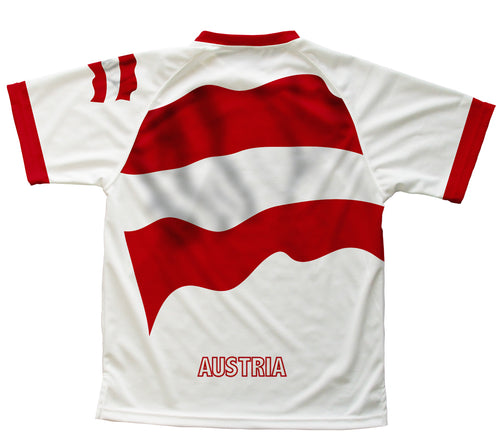 Austria Flag Technical T-Shirt for Men and Women