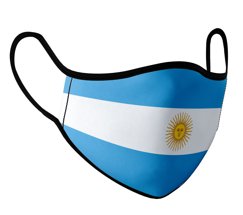 Argentina - Face Mask with fluid and moisture resistant fabric. Reusable and Washable