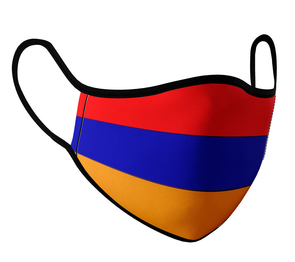 Armenia - Face Mask with fluid and moisture resistant fabric. Reusable and Washable