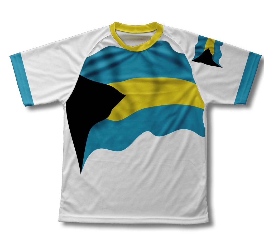 Bahamas Flag Technical T-Shirt for Men and Women