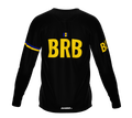 MTB BMX Cycling Jersey Long Sleeve Code Barbados Black for Men and Women