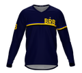 MTB BMX Cycling Jersey Long Sleeve Code Barbados Blue for Men and Women