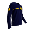MTB BMX Cycling Jersey Long Sleeve Code Barbados Blue for Men and Women