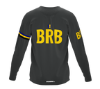 MTB BMX Cycling Jersey Long Sleeve Code Barbados Gray for Men and Women