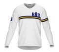 MTB BMX Cycling Jersey Long Sleeve Code Barbados White for Men and Women