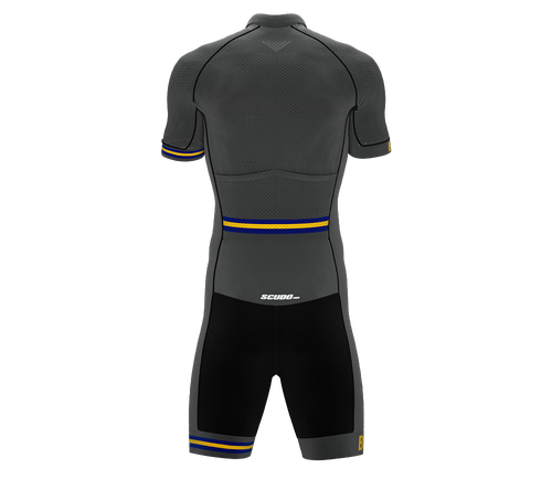 Barbados Gray Code Cycling Speedsuit for Men