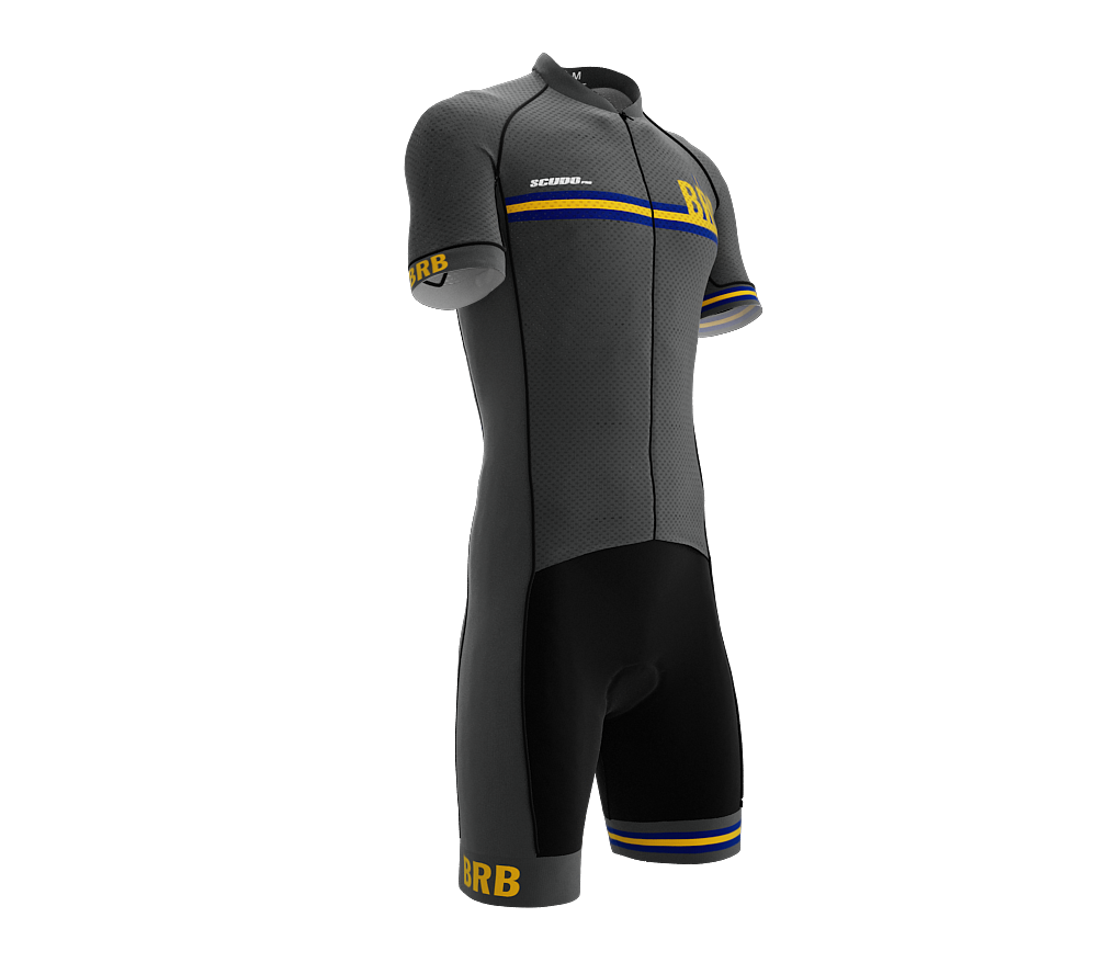 Barbados Gray Code Cycling Speedsuit for Men