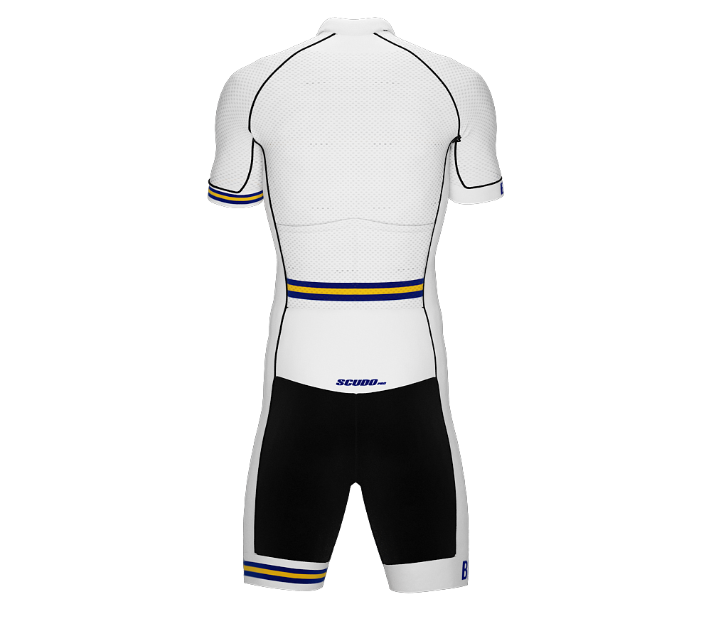 Barbados White Code Cycling Speedsuit for Men