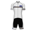 Barbados White Code Cycling Speedsuit for Men
