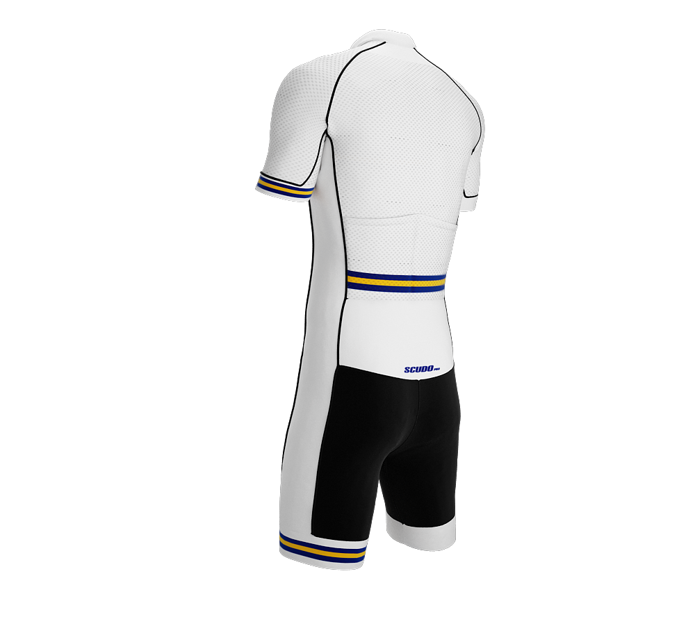 Barbados White Code Cycling Speedsuit for Men