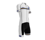 Barbados White Code Cycling Speedsuit for Men