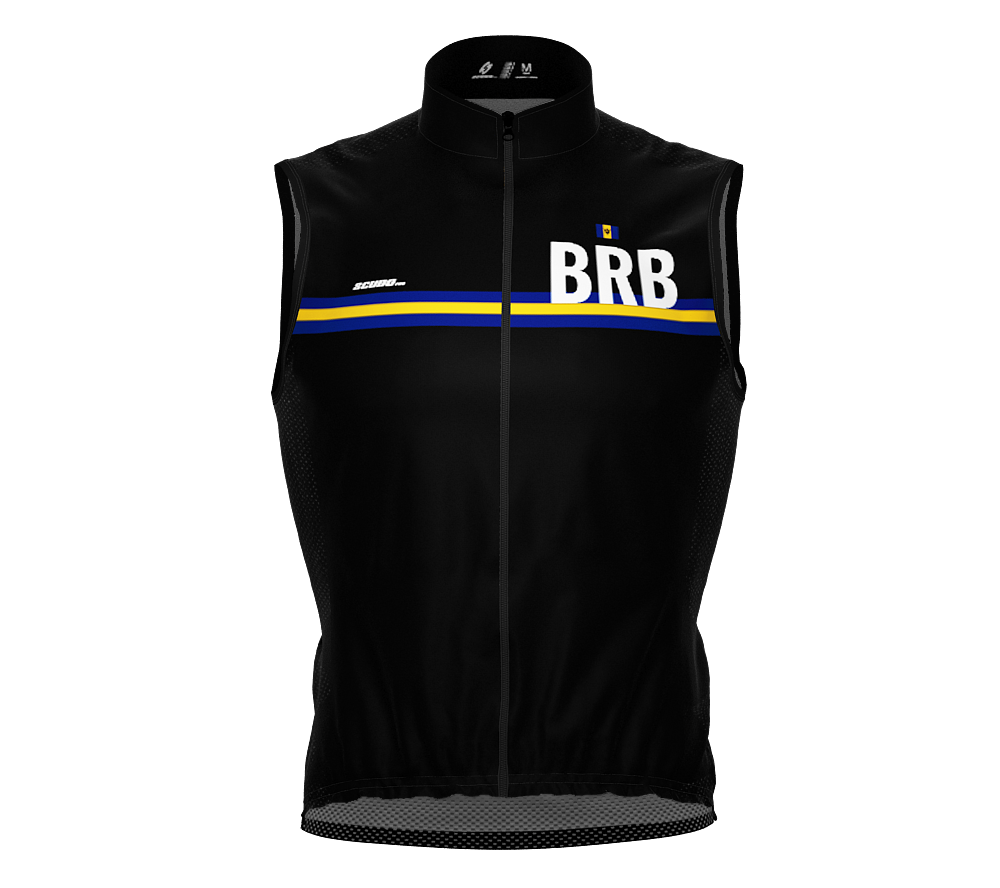 Wind Breaker Cycling Running Sports Vest Barbados Country Code for Men And Women