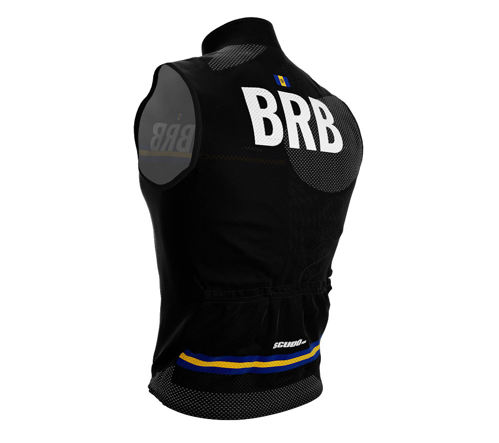 Wind Breaker Cycling Running Sports Vest Barbados Country Code for Men And Women