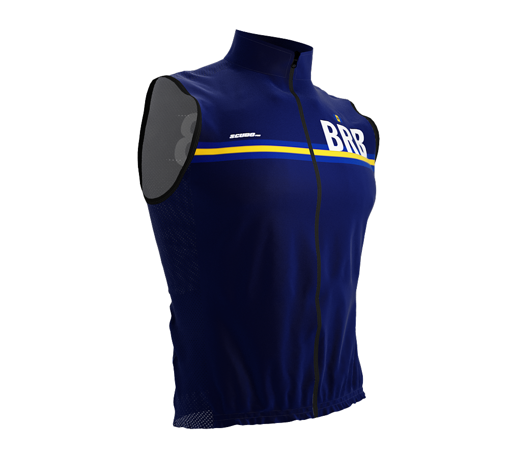 Wind Breaker Cycling Running Sports Vest Barbados Country Code for Men And Women