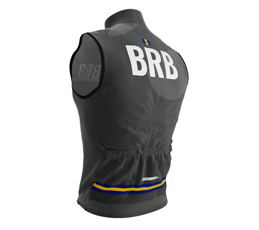 Wind Breaker Cycling Running Sports Vest Barbados Country Code for Men And Women