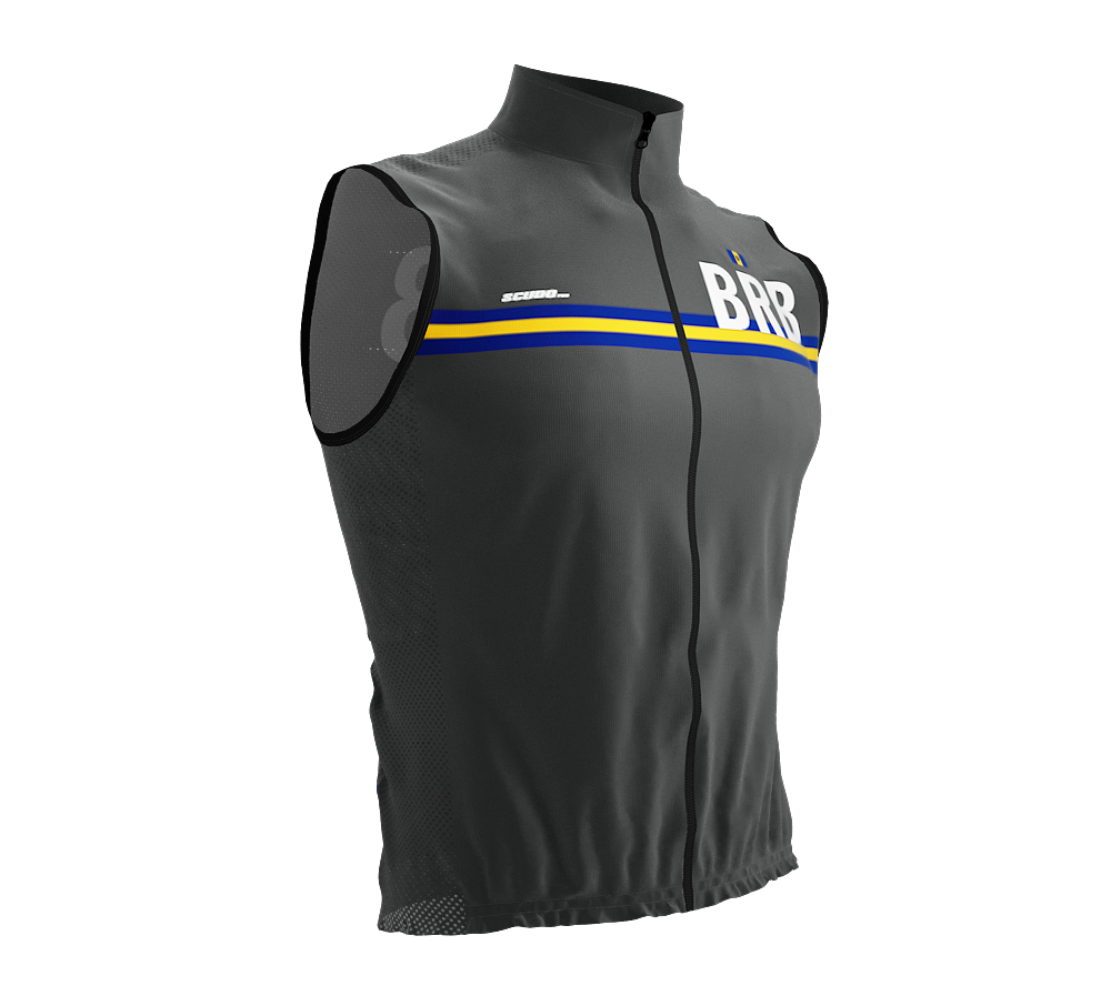 Wind Breaker Cycling Running Sports Vest Barbados Country Code for Men And Women