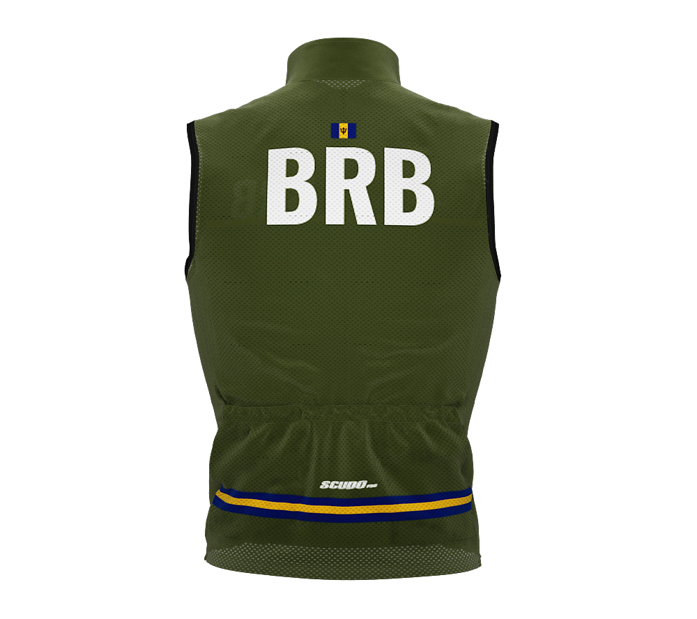 Wind Breaker Cycling Running Sports Vest Barbados Country Code for Men And Women