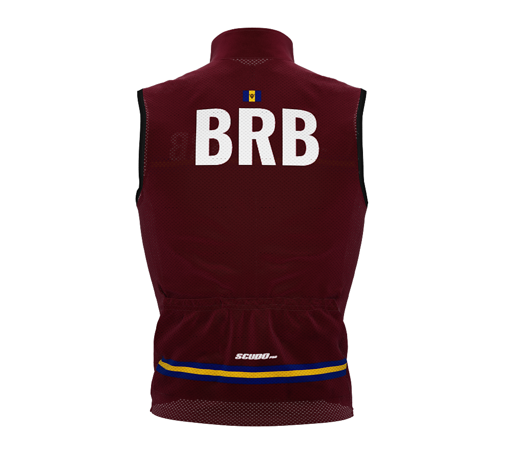 Wind Breaker Cycling Running Sports Vest Barbados Country Code for Men And Women