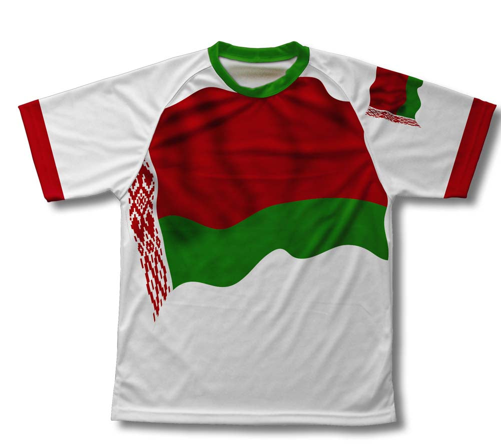 Belarus Flag Technical T-Shirt for Men and Women