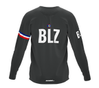 MTB BMX Cycling Jersey Long Sleeve Code Belize Gray for Men and Women
