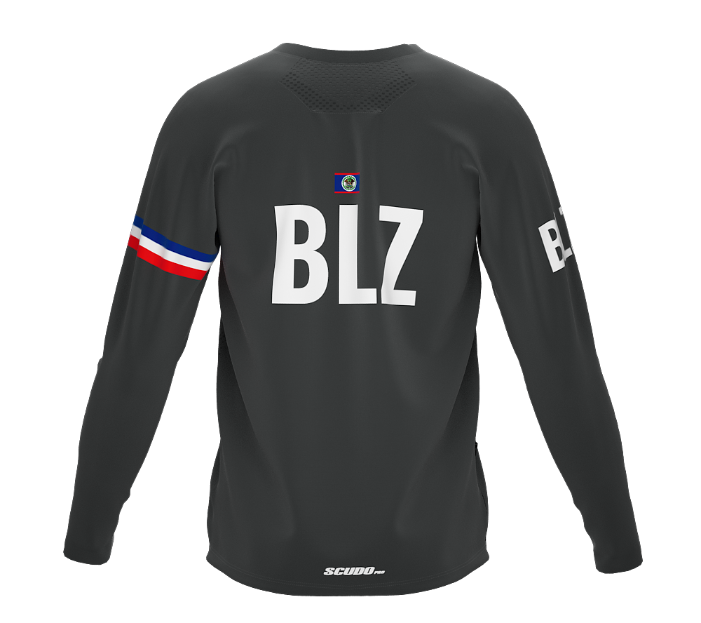 MTB BMX Cycling Jersey Long Sleeve Code Belize Gray for Men and Women