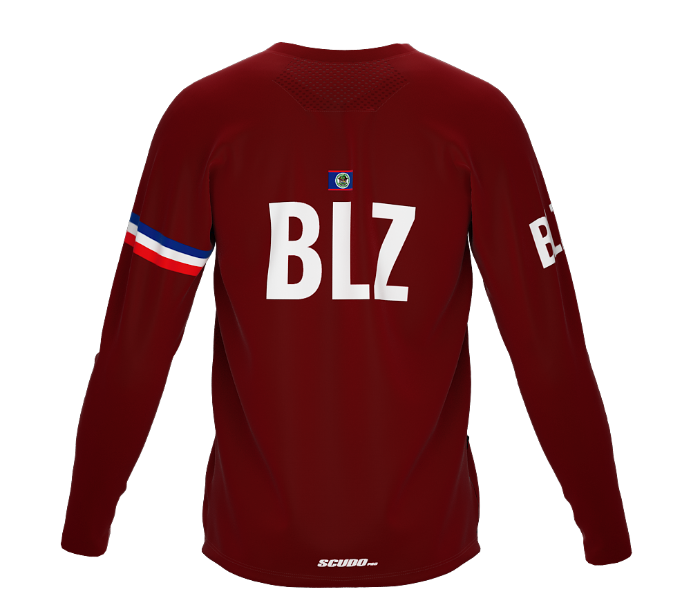 MTB BMX Cycling Jersey Long Sleeve Code Belize Vine for Men and Women