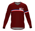 MTB BMX Cycling Jersey Long Sleeve Code Belize Vine for Men and Women