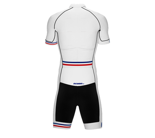 Belize White Code Cycling Speedsuit for Men
