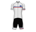 Belize White Code Cycling Speedsuit for Men