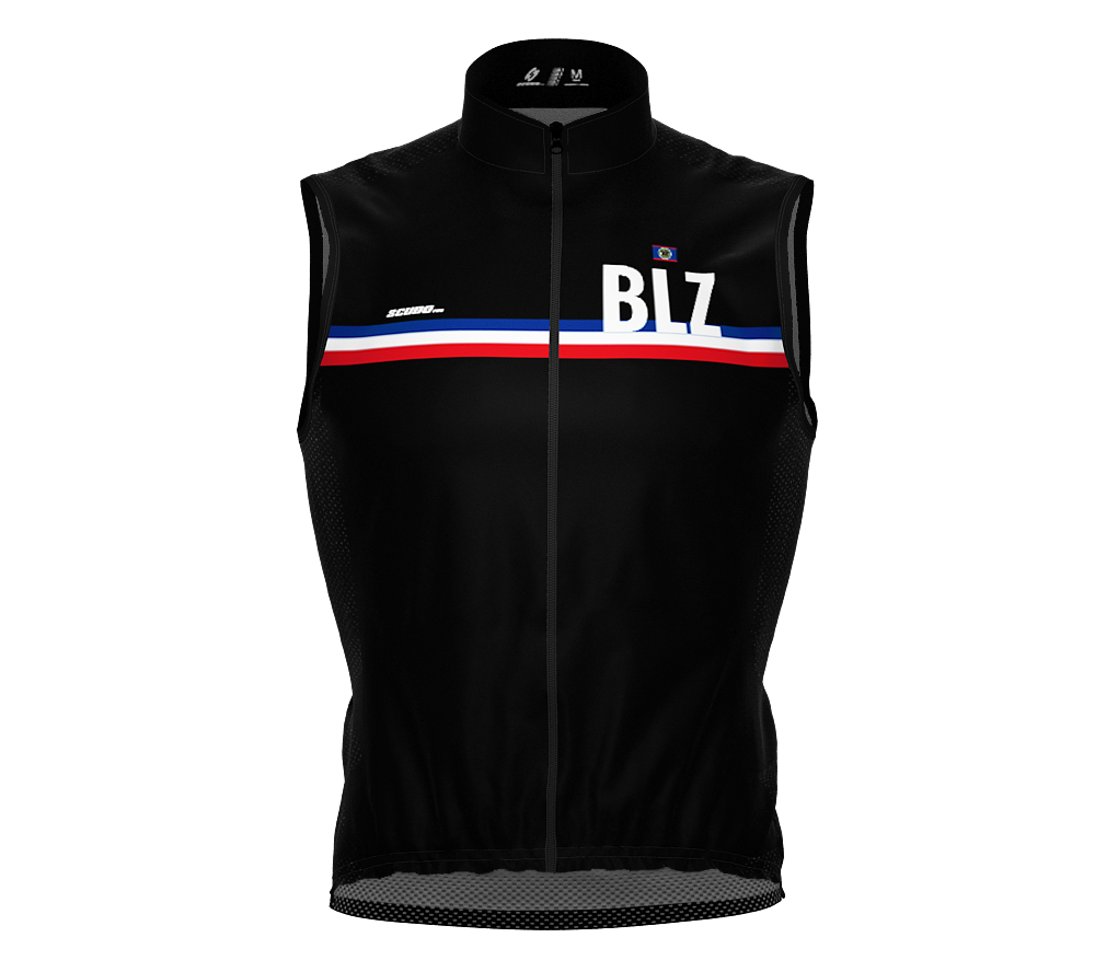 Wind Breaker Cycling Running Sports Vest Belize Country Code for Men And Women