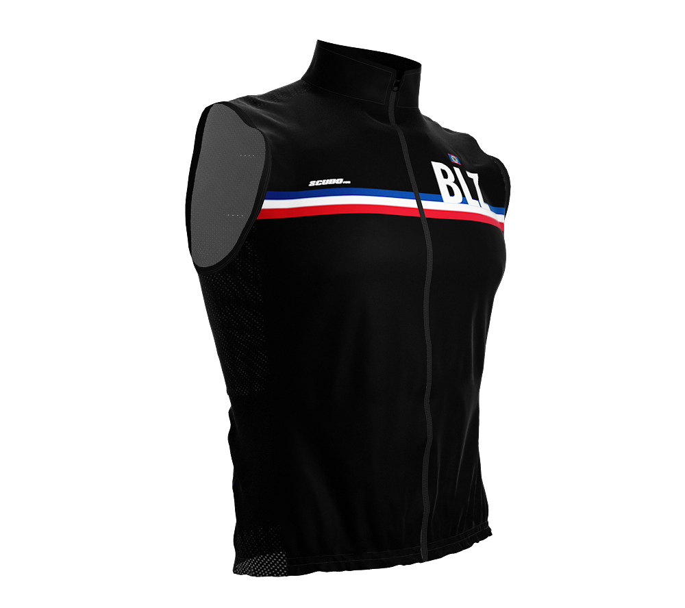 Wind Breaker Cycling Running Sports Vest Belize Country Code for Men And Women