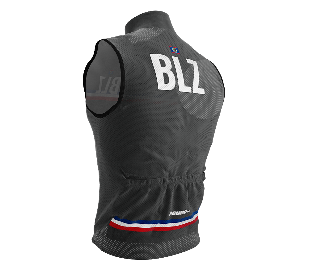 Wind Breaker Cycling Running Sports Vest Belize Country Code for Men And Women
