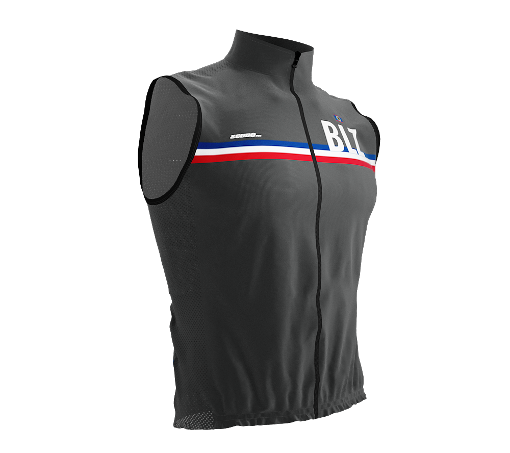 Wind Breaker Cycling Running Sports Vest Belize Country Code for Men And Women