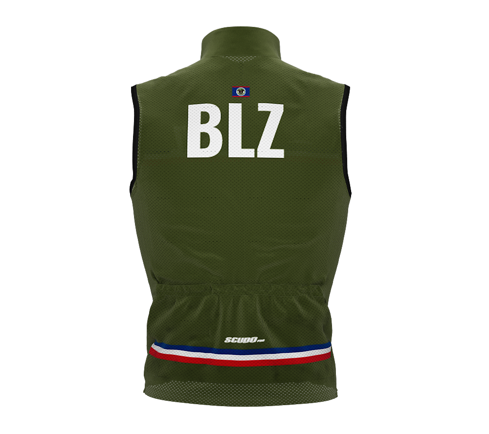 Wind Breaker Cycling Running Sports Vest Belize Country Code for Men And Women