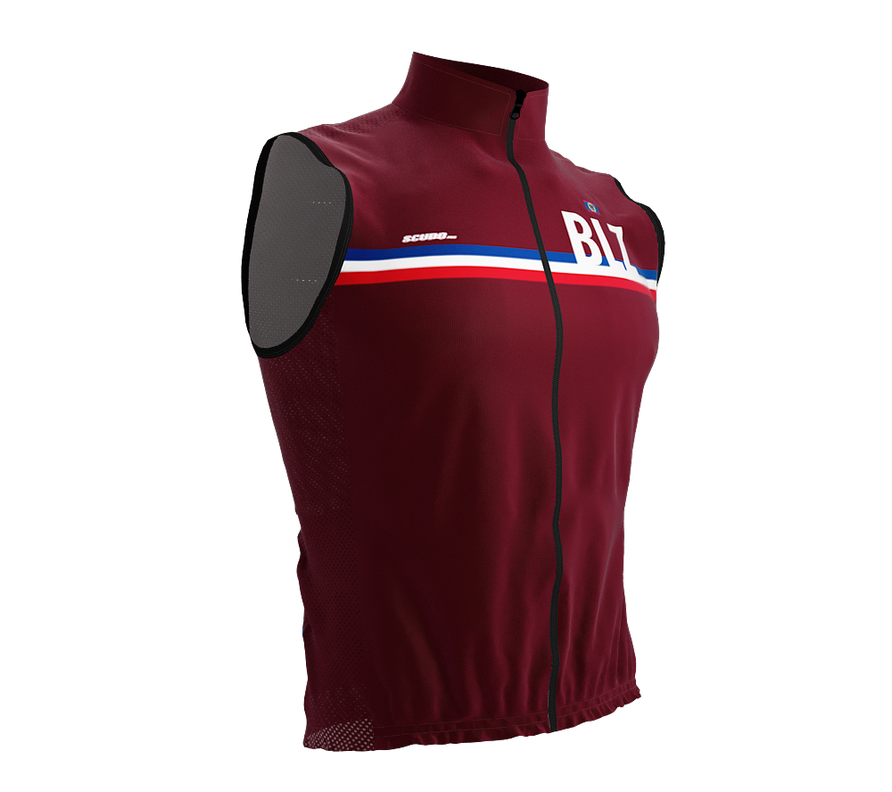 Wind Breaker Cycling Running Sports Vest Belize Country Code for Men And Women