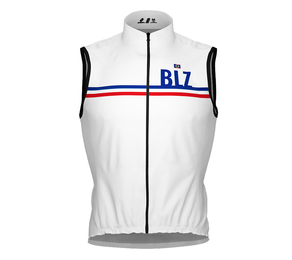 Wind Breaker Cycling Running Sports Vest Belize Country Code for Men And Women